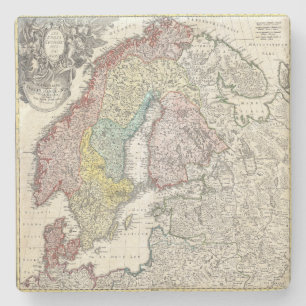 Dessous-de-verre En Pierre Vintage Scandinavia