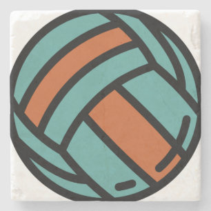 Dessous-de-verre En Pierre volley-ball