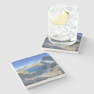 Dessous-de-verre En Pierre Vue sur le lac Sue - Parc national des Glaciers