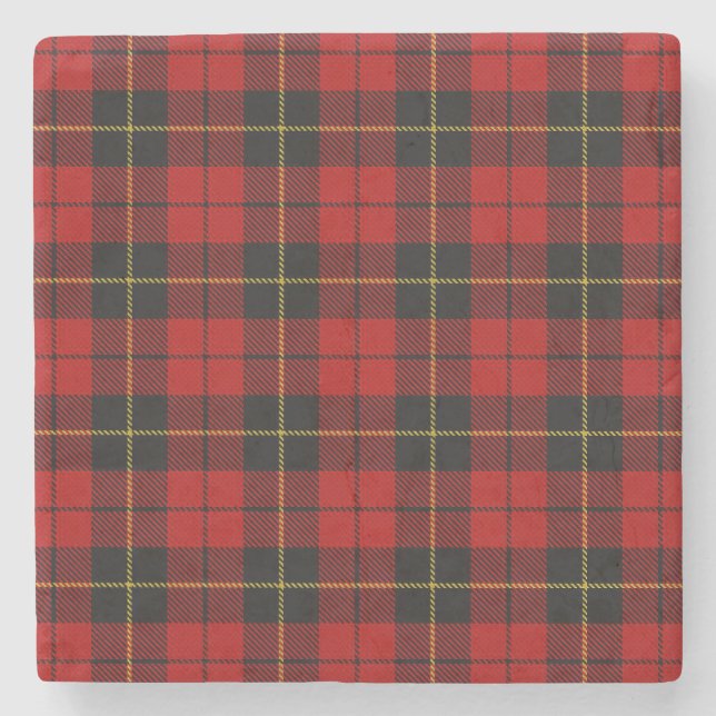Dessous-de-verre En Pierre Wallace Tartan (Devant)