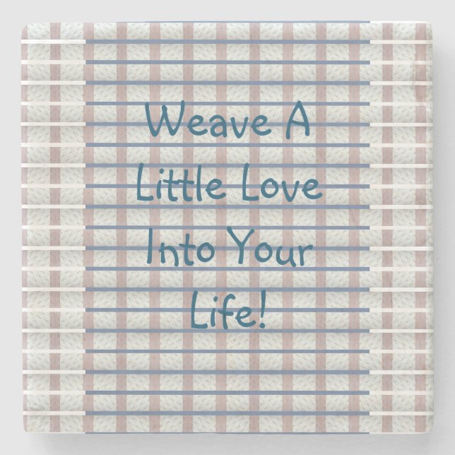 Dessous-de-verre En Pierre Weave Love   (Devant)
