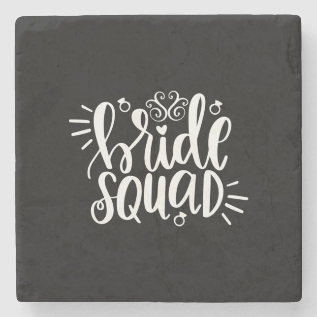 Dessous-de-verre En Pierre Wedding Gifts | Bride Squad (Devant)