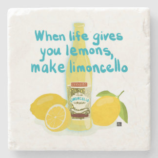 Dessous-de-verre En Pierre When Life Gives You Lemons - Make Limoncello