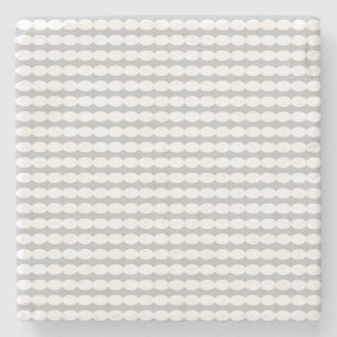 Dessous-de-verre En Pierre White Pearl Motif gris gris élégant Décor Cadeau