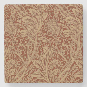 Dessous-de-verre En Pierre William Morris Arcadia Floral Garden Fleur Classiq