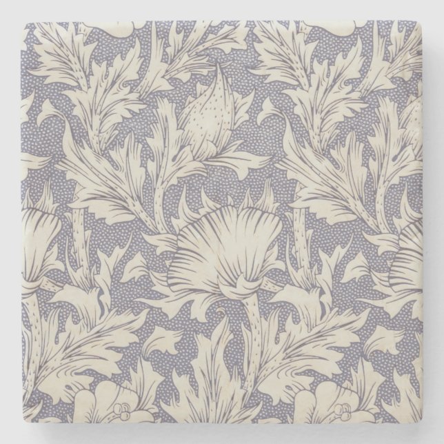 Dessous-de-verre En Pierre William Morris Horn Poppy Classic Floral (Devant)