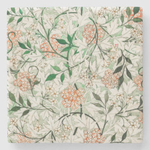 Dessous-de-verre En Pierre William Morris Jasmine Garden Flower Classic