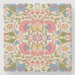 Dessous-de-verre En Pierre William Morris Lodden Motif Floral Pastel