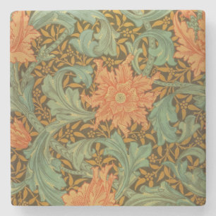 Dessous-de-verre En Pierre William Morris Single Stem Pattern