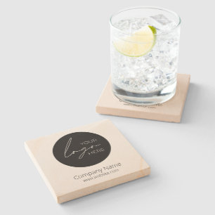 Dessous-de-verre En Pierre Your Business Logo Promoteur Business Company