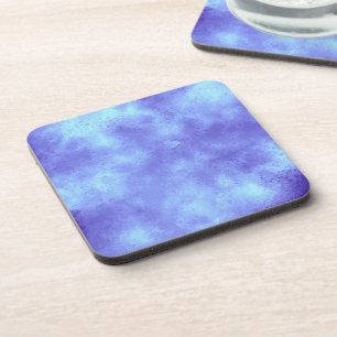 Dessous de verre en plastique à effet de nuage de