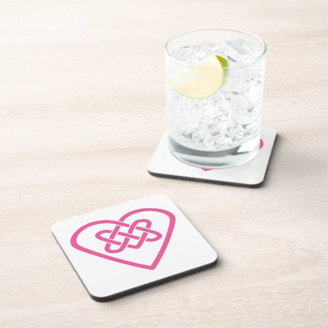 Dessous de verre en plastique Celtic Heart (Côté Droit)