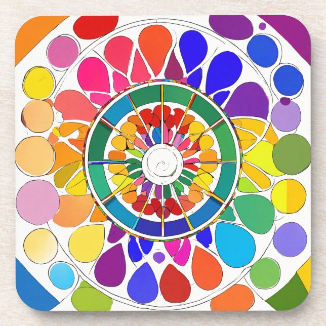 Dessous de verre en plastique dur (Devant)