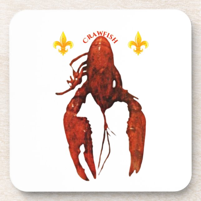 Dessous de verre en plastique dur à langouste (Devant)