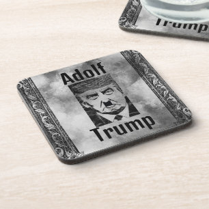 Dessous de verre en plastique dur Adolf Trump