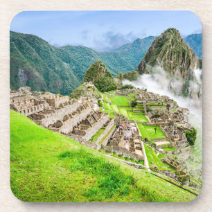 Dessous de verre en plastique dur avec dossier en 