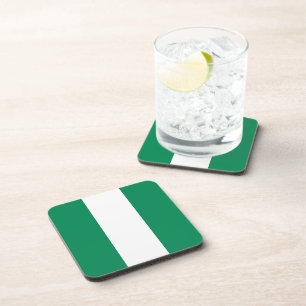Dessous de verre en plastique dur avec drapeau du