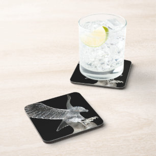 Dessous de verre en plastique dur Crystal Eagle
