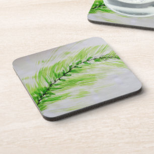 dessous de verre en plastique durs avec le dos de