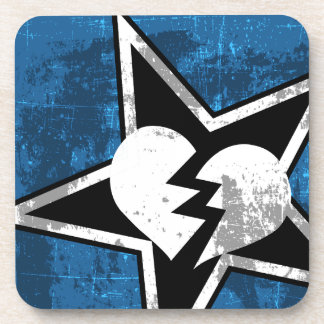 Dessous de verre en plastique durs de boissons de