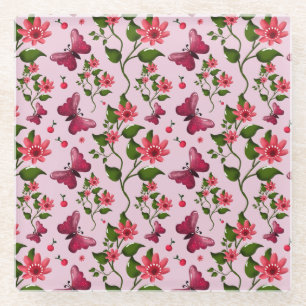 DESSOUS-DE-VERRE EN VERRE 