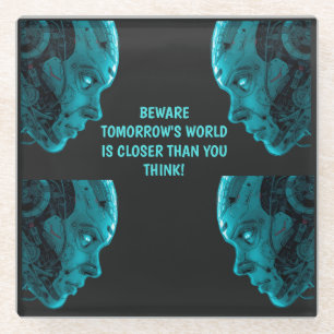 DESSOUS-DE-VERRE EN VERRE 