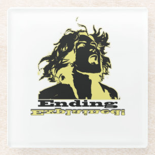 DESSOUS-DE-VERRE EN VERRE 