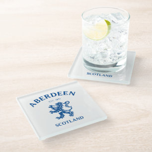 DESSOUS-DE-VERRE EN VERRE ABERDEEN