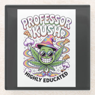 Dessous-de-verre En Verre ADOM "Professor Kush" maillot graphique pour femme