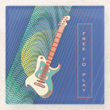 Ajouter le nom Cool Modern Turquoise & Blue Electr