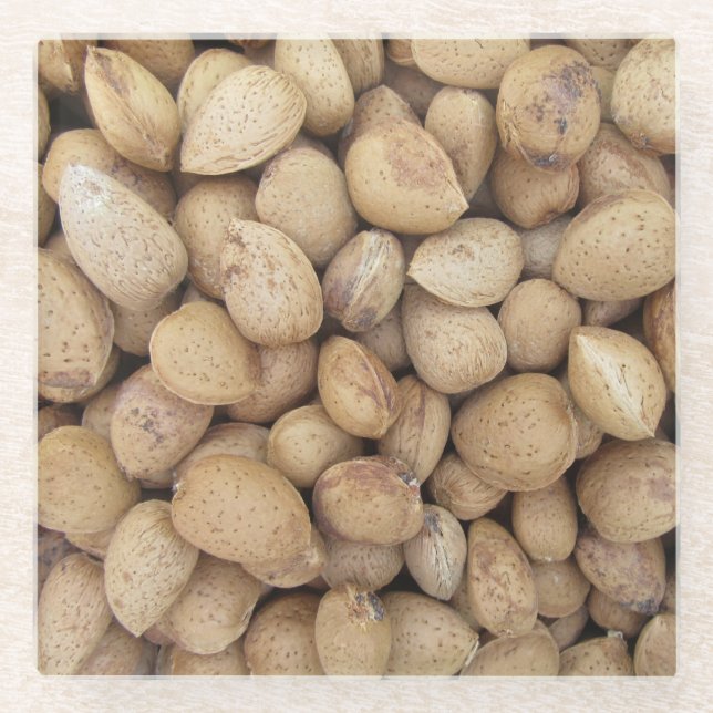 Dessous-de-verre En Verre Almonds Automne Motifs (Devant)