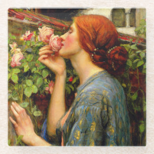 Dessous-de-verre En Verre Âme de la rose John William Waterhouse