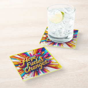 Dessous-de-verre En Verre "Âmes résilientes"