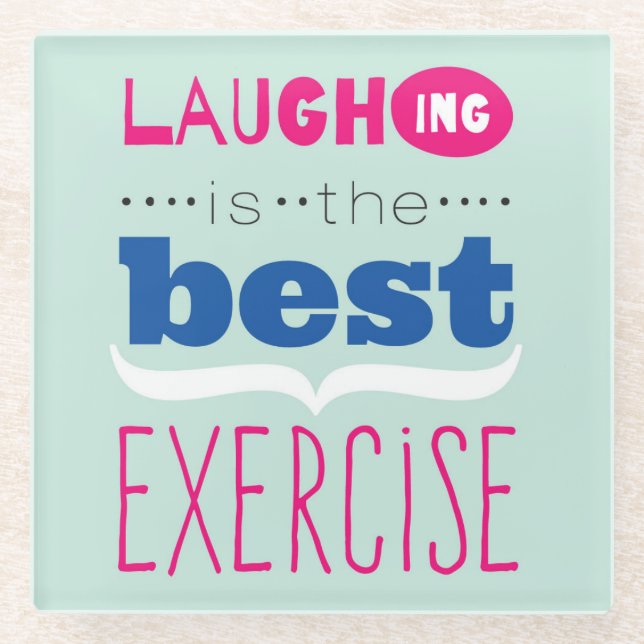 Dessous-de-verre En Verre Appréciez la vie (Devant)