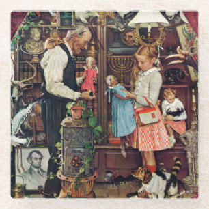 Dessous-de-verre En Verre April Fool, 1948