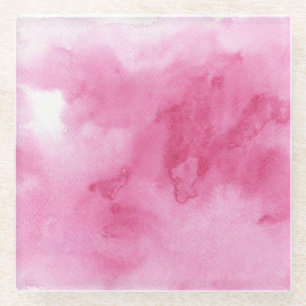 Dessous-de-verre En Verre arrière - plan coloré d'aquarelle pour vos 2 2