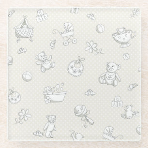 Dessous-de-verre En Verre Arrière - plan de bébé