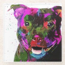 Art de bruit coloré du Staffordshire Terrier