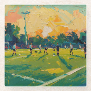 Dessous-de-verre En Verre Art du football (#2)