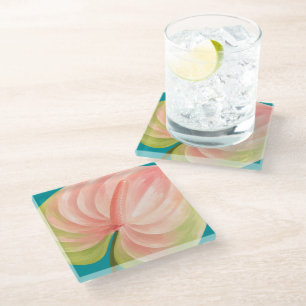 Dessous-de-verre En Verre Art hawaïen beau