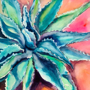 Dessous-de-verre En Verre Art Print - Texas Agave Poster