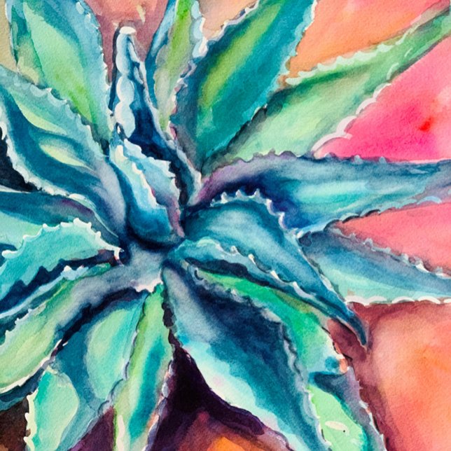 Dessous-de-verre En Verre Art Print - Texas Agave Poster (Créateur téléchargé)
