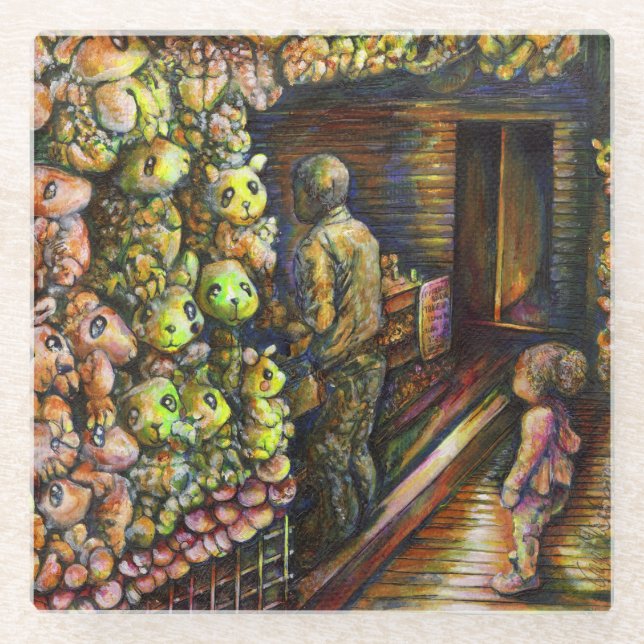 Dessous-de-verre En Verre Au nord du cirque (Devant)