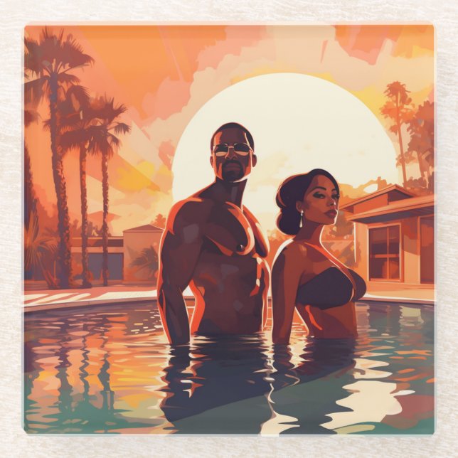 DESSOUS-DE-VERRE EN VERRE BAE-CASE #2 (Devant)