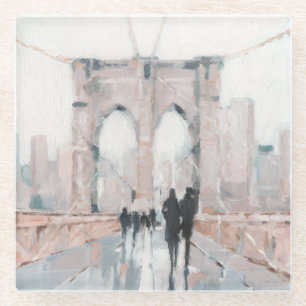 Dessous-de-verre En Verre Balade de début de la matinée - New York