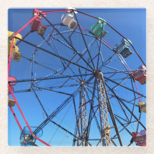 Dessous-de-verre En Verre Balboa Fun Zone, Newport Beach, Californie