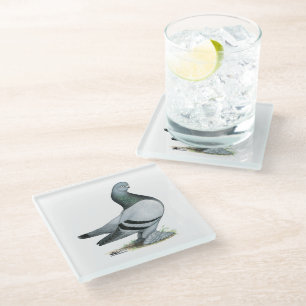 Dessous-de-verre En Verre Barre Bleue Berliner Tumbler Pigeon