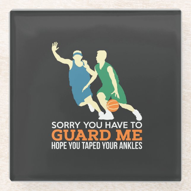 Dessous-de-verre En Verre Basket-ball (Devant)