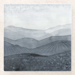 Dessous-de-verre En Verre Blustering Grey Valley