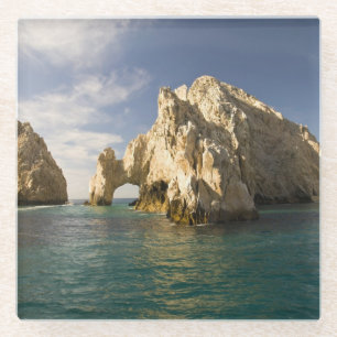 Dessous-de-verre En Verre Bout du monde, l'arche près de Cabo San Lucas, Bas